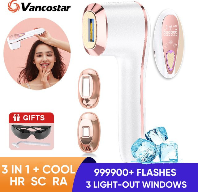 Vancostar IPL-Haarentfernungsgerät, Unisex, für Körper und Gesicht - Bild 1