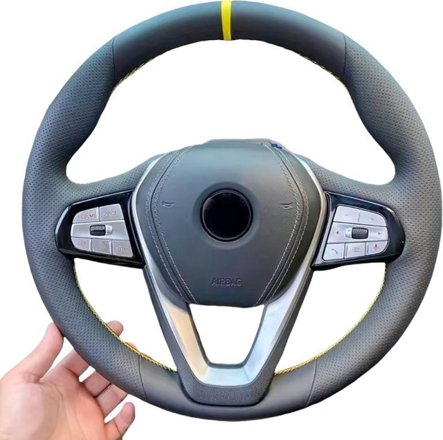 GNUPME Lenkrad Abdeckung mit Geflecht für BMW G20 G21 G30 G31 G32 X3 G01 X4 G02 X5 G05 X7 G07 Z4 G29 - Bild 1