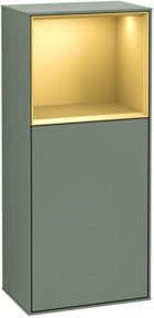V&B Seitenschrank Finion rechts, lackiert, B/T/H: 41,8 x 41,8 x 93,6 cm - Bild 1