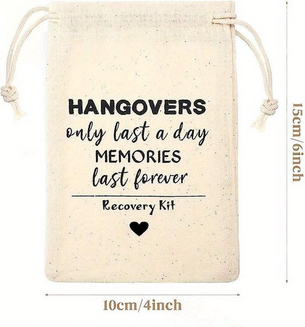 10 Stück Kater-Taschen aus Baumwoll-Leinen mit Kordelzug in Weiß für Hochzeiten, Partys und zur Schmuckaufbewahrung - Bild 1