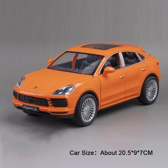 Linyi toy car 911 GT3 RS Cayenne S Automodell, 1:24, Türen öffnbar, ab 14 Jahren - Bild 1
