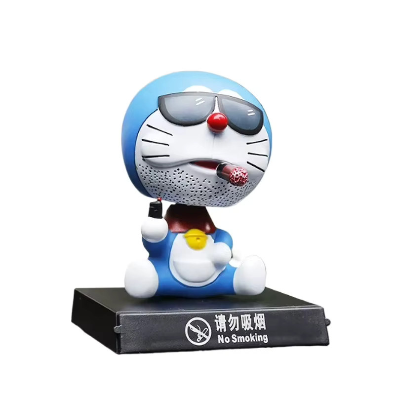 Bandai Machine Cat Actionfigur, Wackelkopf-Auto-Ornament, Kunststoff - Bild 5