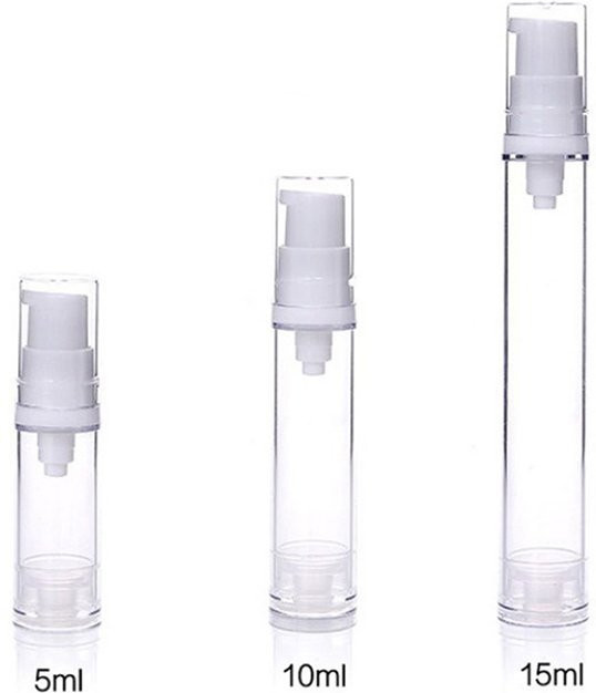 JCSYFAC Vakuum Flasche für Foundation, Lotion oder Augencreme, 5/10/15 ml - Bild 1