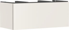 Hansgrohe Waschtischunterschrank Xilesa E 1 mit einer Schublade, sandbeige matt, Breite: 118 cm, Tiefe: 55 cm - Bild 1