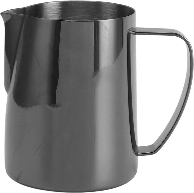 CosyHome Milchaufschäumkännchen aus 304 Edelstahl in Schwarz mit 600ml Volumen - Bild 1