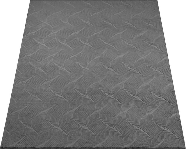 Dinarsu Teppich Stilo in Anthrazit, modern und pflegeleicht, Breite: 80 cm, Länge: 150 cm - Bild 1