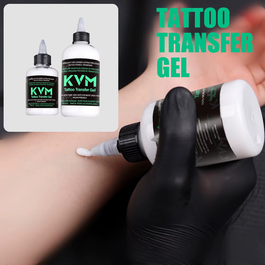 KVM Tattoo Transfer Gel Weiß, 120ml/250ml, Unisex - Bild 3