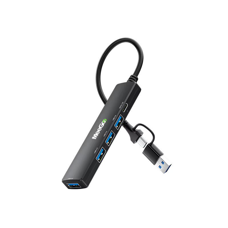 MeeGoo 5-in-1 USB-C Dockingstation mit HDMI 4K, Ethernet LAN und USB 3.0, 100W PD, Schwarz - Bild 6