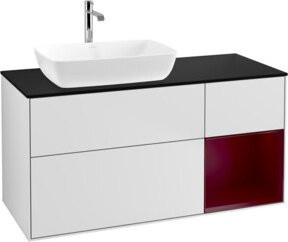 V&B Waschtischunterschrank Finion Wandbeleuchtung Weiß Lackiert Breite: 120 cm - Bild 1
