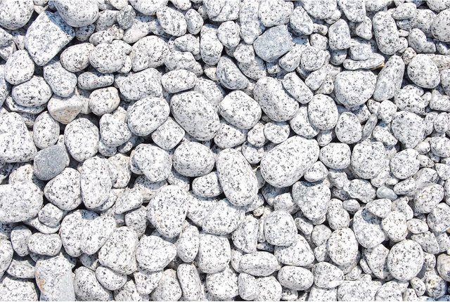 Scherf Granitierkiesel Salz-Pfeffer in Grau und Multicolour, Körnung 15 - 25 mm, 1000 kg Big-Bag - Bild 1