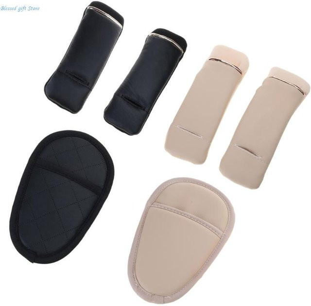 Qianquhui Universal Baby Auto Gurt Kissen Set für Kinderwagen und Autositze in Gold - Bild 1