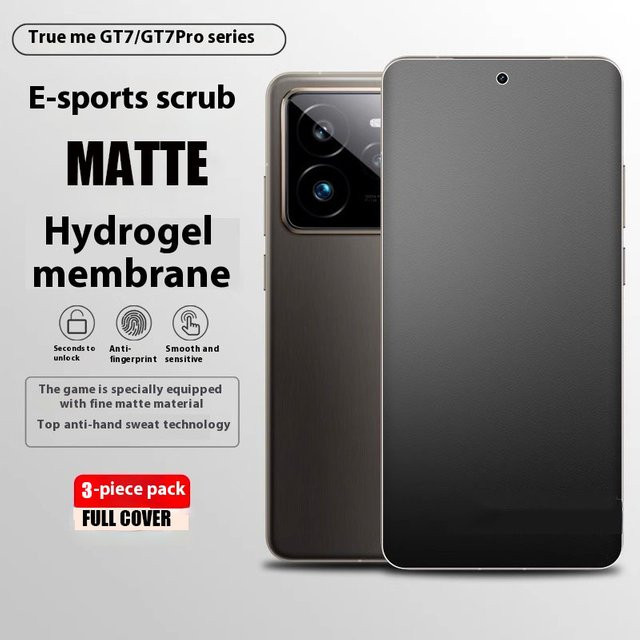 3er-Pack matte Hydrogelfolie für Realme GT7 Pro, transparente TPU Displayschutzfolie mit vollständiger Abdeckung - Bild 1
