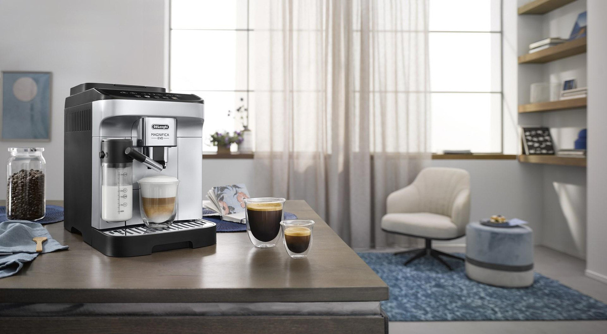 De'Longhi Magnifica Evo ECAM 290.61.SB Kaffeevollautomat in Silber und Schwarz - Bild 7