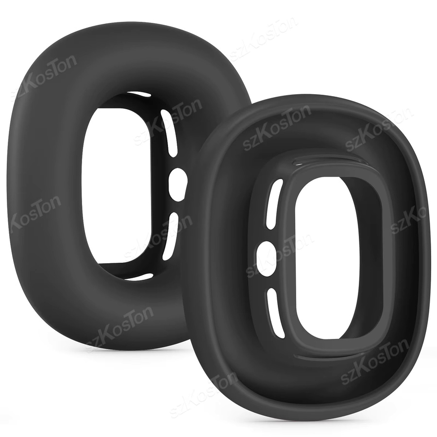 Schutzhülle für Apple AirPods Max Ohrpolster aus weichem Silikon, schweißfest und waschbar, in Blau oder Schwarz - Bild 6