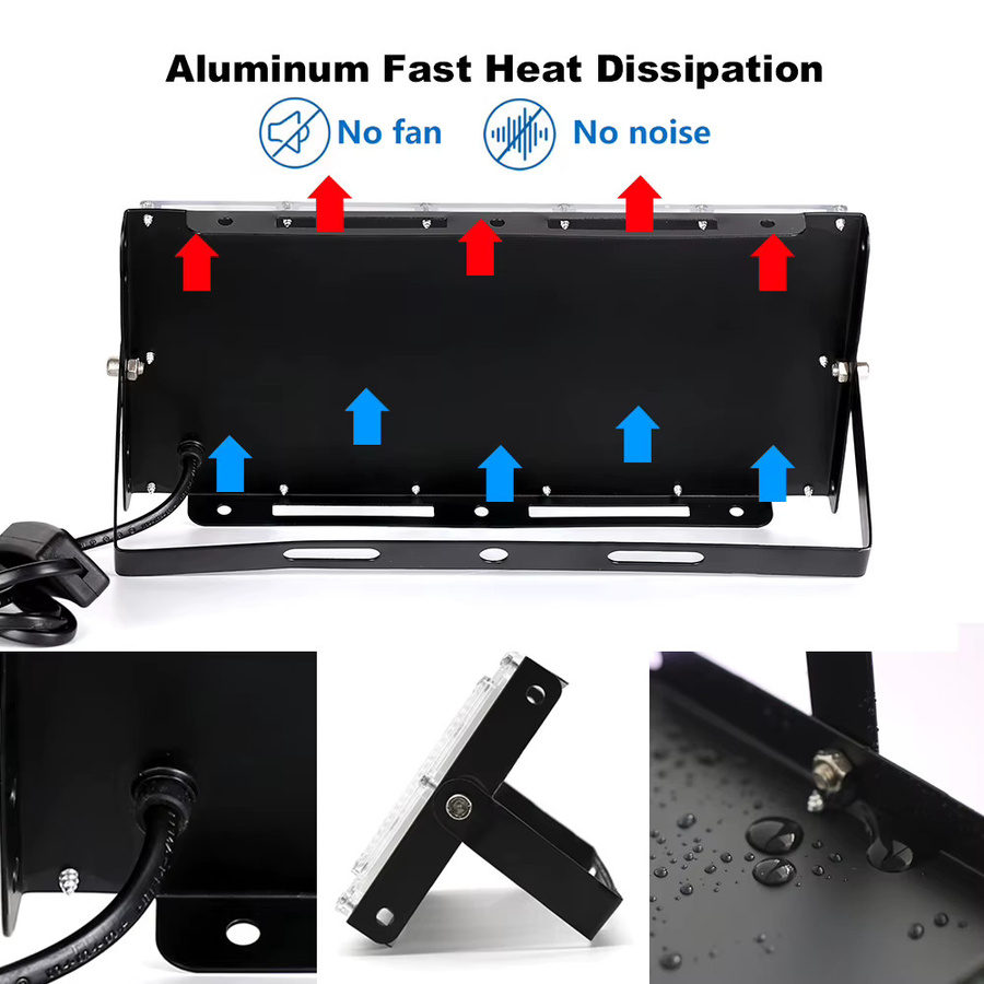 PARKSON LED-Flutlicht Outdoor-Scheinwerfer wasserdicht als Therapielampe zur Schmerzlinderung und Erholung - Bild 3