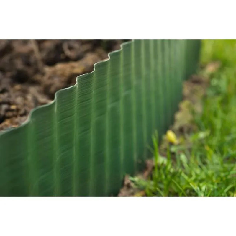 Grüne Rasenkante aus Polyethylen von NATUR, Höhe: 25 cm, Länge: 9 m - Bild 2