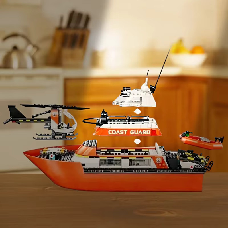HOTTOYS Boot-Hubschrauber, Bausatz, 742 Teile, ab 14 Jahren - Bild 2