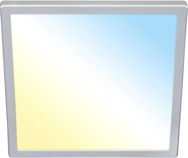Briloner LED-Deckenleuchte Kada CCT Ultraflach in Chrom Matt, quadratisch, B/T/H: 29,5 x 29,5 x 2,8 cm - Bild 1