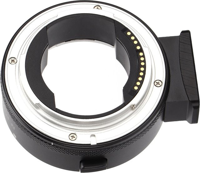 EFRF Erschütterungsfester Objektivanschlussadapter für Canon EF Objektive mit automatischem Fokus in Grau - Bild 1