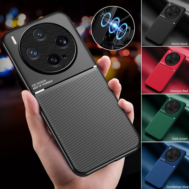EUCAGR Stoßfeste Magnet-Schutzhülle für VIVO X300 Pro in Grün - Bild 1