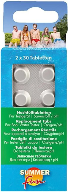 Summer Fun Nachfülltabletten für Sauerstoff und pH-Wert, 2 x 30 Stück - Bild 1