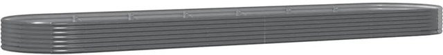Furnicato Hochbeet aus verzinktem Stahl in Grau, B: 600 cm, T: 140 cm, H: 36 cm - Bild 1