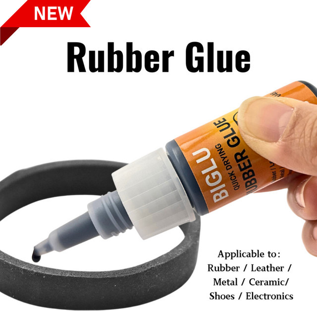BIGLU Sofort-Reifenreparatur Kleber in Schwarz, 20 g flüssiger Gummi-Kleber für schnelle Reparaturen - Bild 1