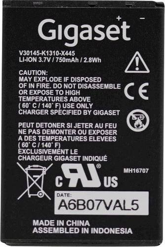 Gigaset Pro Akku SL450HX für SL450 und SL450A Schnurlostelefone in Schwarz - Bild 1