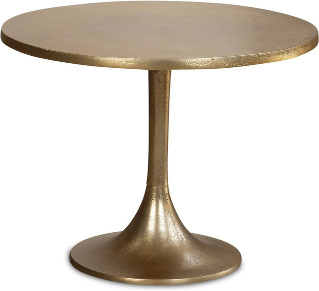 Wohnling Couchtisch aus Metall in Gold, rund, B/T/H: 60 x 60 x 46,5 cm - Bild 1