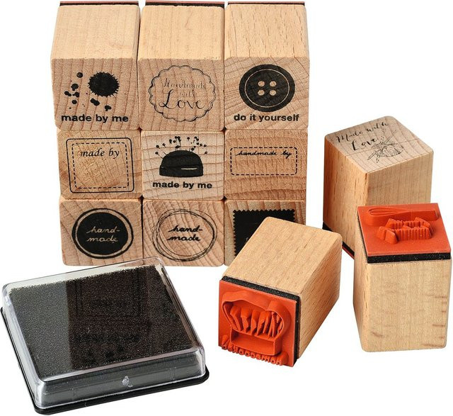 Rico Design Paper Poetry Stempelset DIY 2x2 cm - Bild 1