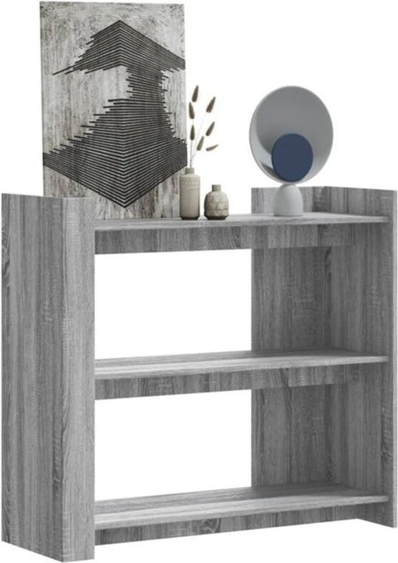 Vidaxl Konsolentisch in Grau im modernen Design, B/T/H: 100 x 35 x 90 cm - Bild 1