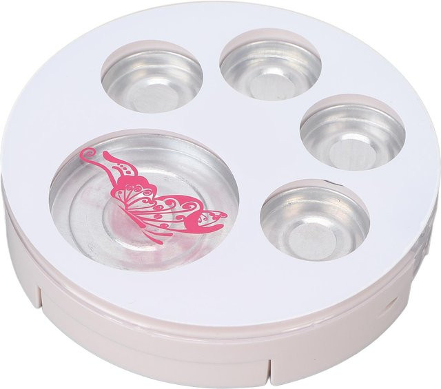 GoolRC Leere Lidschattenpalette, 5 Fächer, White - Bild 1