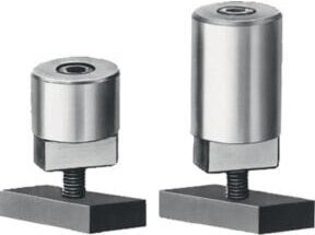 AMF Anschlagstück Nr. 6328 in Silber, B/H: 18 x 25 mm, kurz - Bild 1