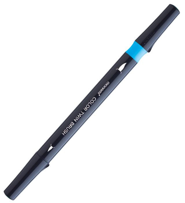 Monami Twin Brush Doppelseitige Marker mit Pinselspitzen in 6 Farben Multicolor - Bild 2