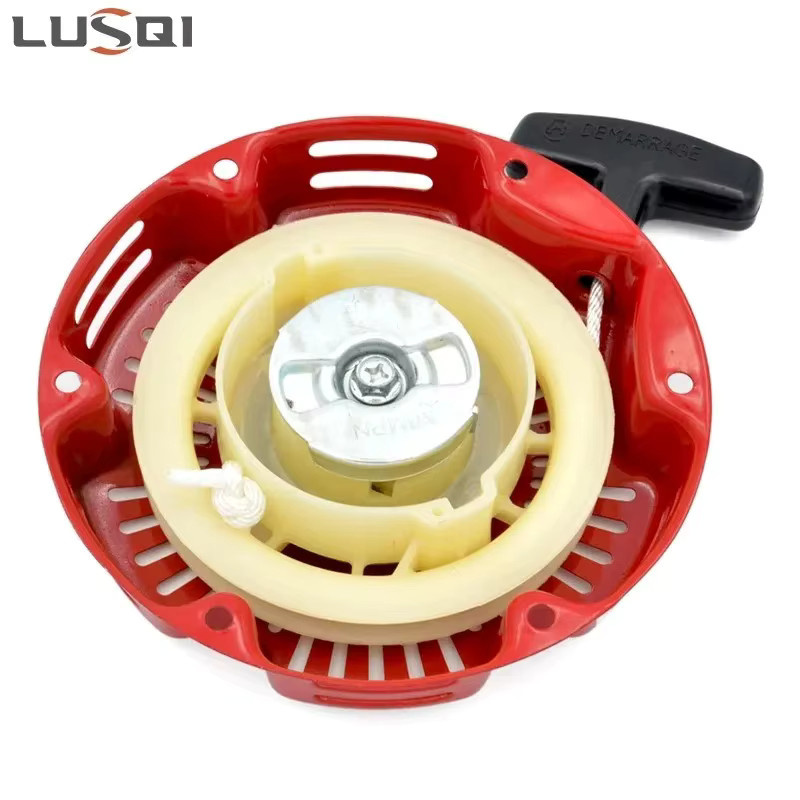 LUSQI Rückstoßstarter-Set in Rot für Honda GX120-GX200 168F 170F 163CC 196CC Motoren und Rasenmäher inklusive Griff - Bild 3