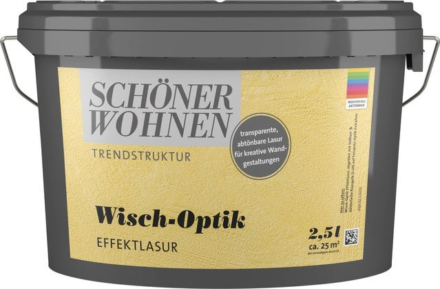 Schöner Wohnen Effektlasur in Wisch-Optik, transparent, wasserbasiert - Bild 1