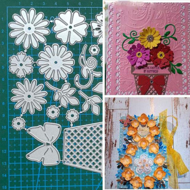 Metall Stanzformen Blumentopf Schablonen für Scrapbooking und dekorative Prägung - Bild 1