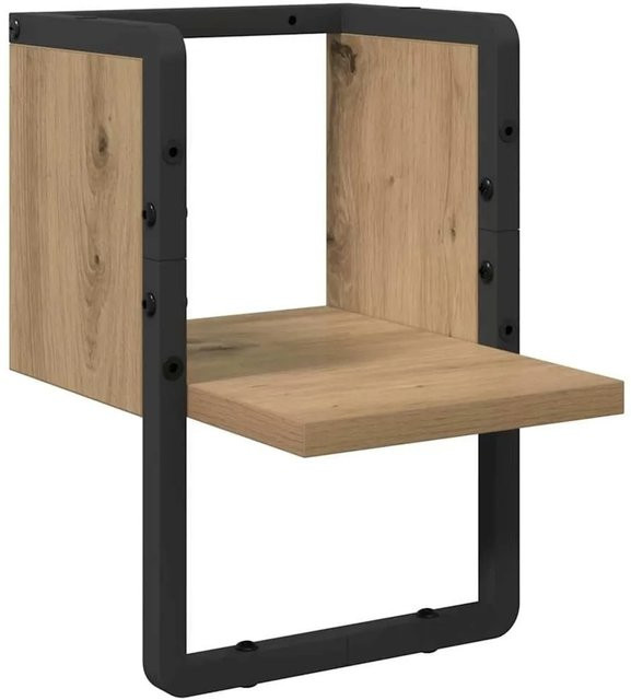 vidaXL Wandregal in Eiche, modern, braun, B/T/H: 20 x 25 x 30 cm - Bild 1
