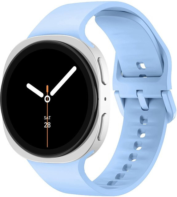 Uhrenarmband Silikon, hellblaue, Unisex - Bild 1