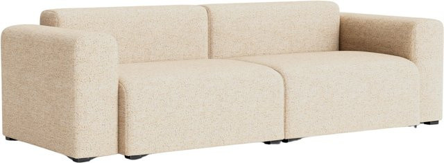 HAY Mags 2,5-Sitzer Sofa Kombination mit 1 Low Armrest in Beige mit Schichtholzrahmen und Schaumstoff - Bild 1