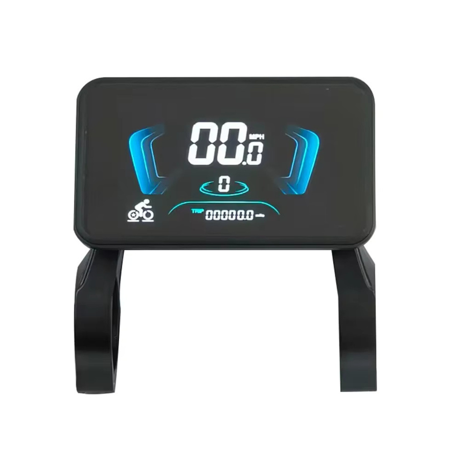 Yolin E-Bike Display-Bildschirm YL81F in Schwarz, 48V UART-Protokoll Dual-Drive 5PIN Fahrradcomputer mit Kilometerzähler und Tachometer für Elektrofahrräder - Bild 2