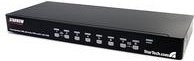 StarTech.com 8 Port Rackmount USB VGA KVM Switch mit Audio und OSD in Schwarz - Bild 1