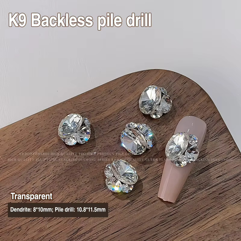 Nibiru DU Kristall Diamanten Strass Charms, Weiß, Glänzend - Bild 2