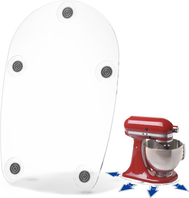 Willstar Mixer Slider Mat aus Acryl, transparent, kompatibel für 4,5 qt Tilt Head Stand Mixer - Bild 1