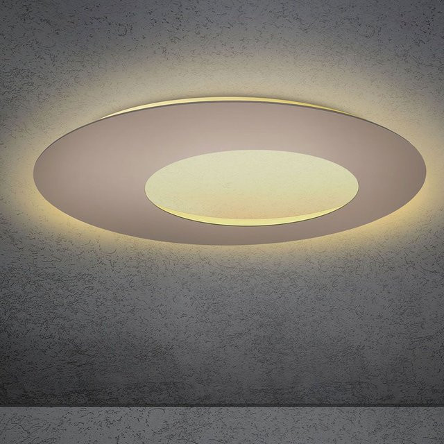 Escale Blade Open 95 LED-Wand- und Deckenleuchte in Taupe mit Up-and-Down-Lichtfunktion - Bild 1
