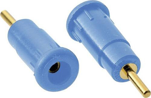 Schnepp BU 2800/BL Sicherheits-Laborbuchse Einbau Blau mit 2mm Stift-Ø - Bild 1