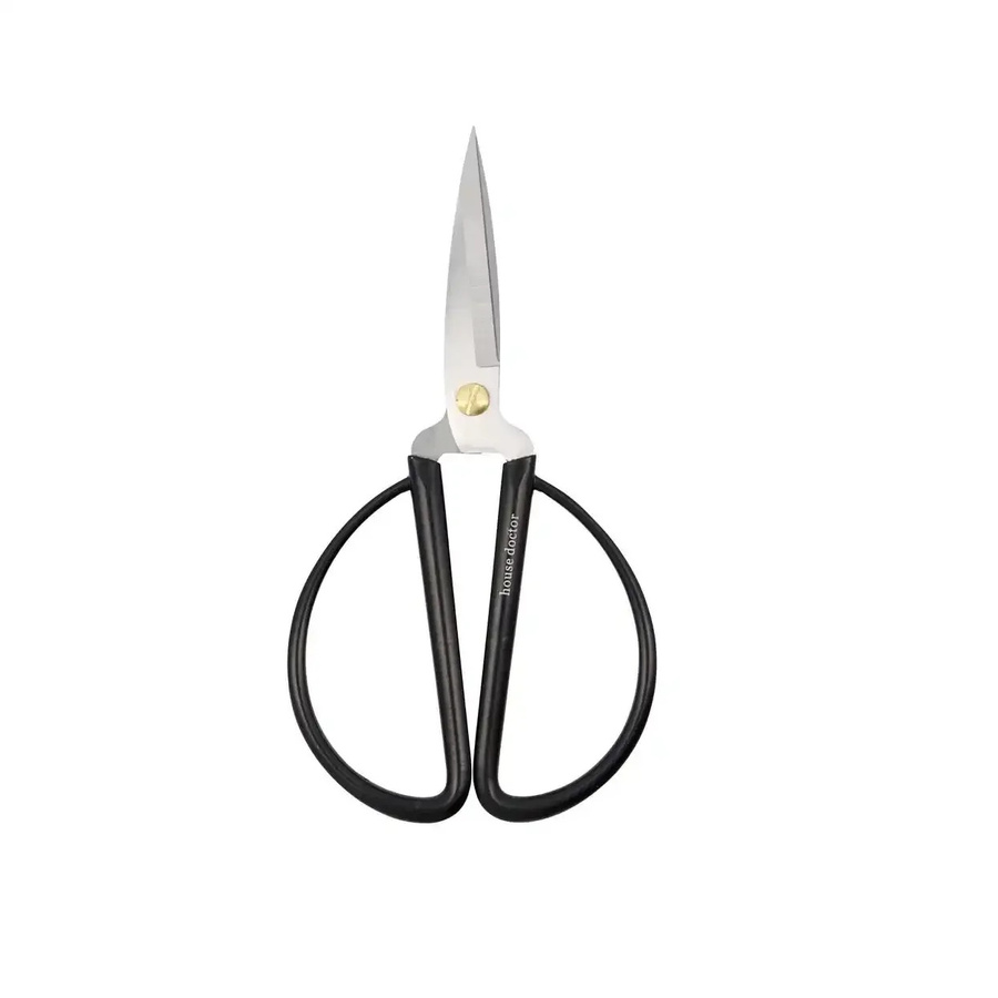 House Doctor Schere Shears aus rostfreiem Edelstahl in Schwarz, Silber oder Gold, Länge: 15 cm - Bild 1