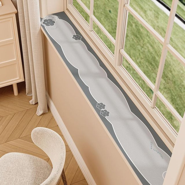 Wasserdichte und waschbare Fensterbankauflage aus Diatomeenerde von Yiran Furniture, Breite: 10 cm, Länge: 150 cm - Bild 1