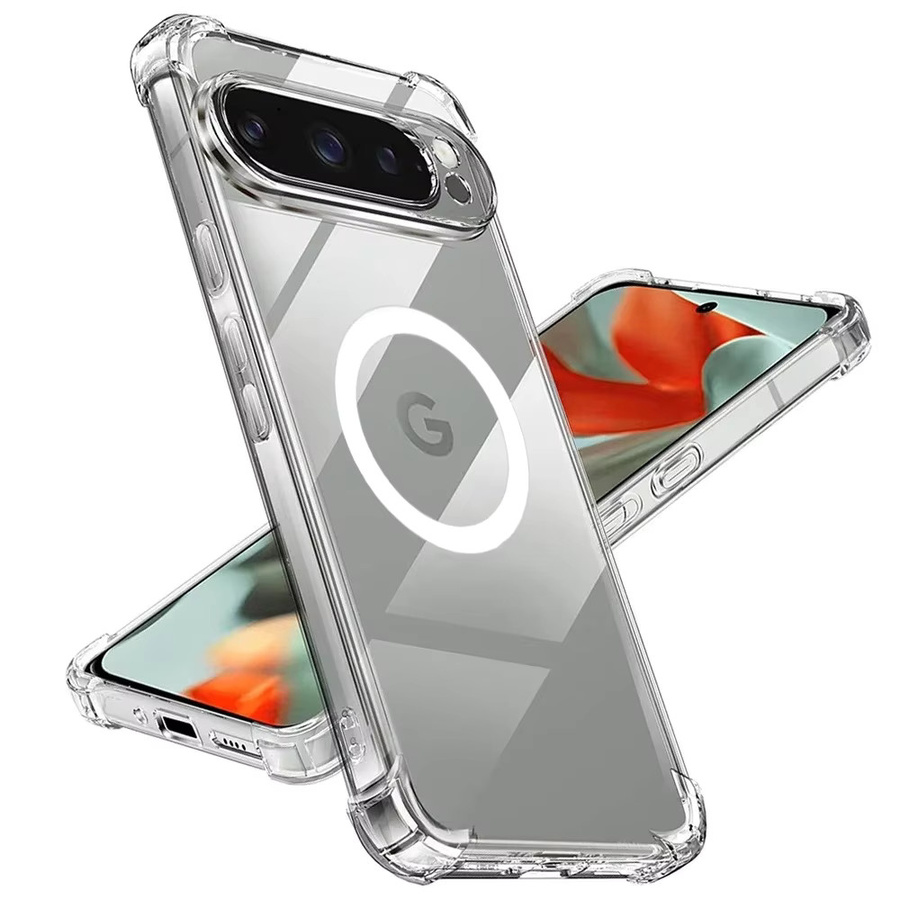 Transparente TPU Schutzhülle für Google Pixel 11 10 9 Pro XL 8 7 A Pro mit MagSafe Kompatibilität - Bild 2