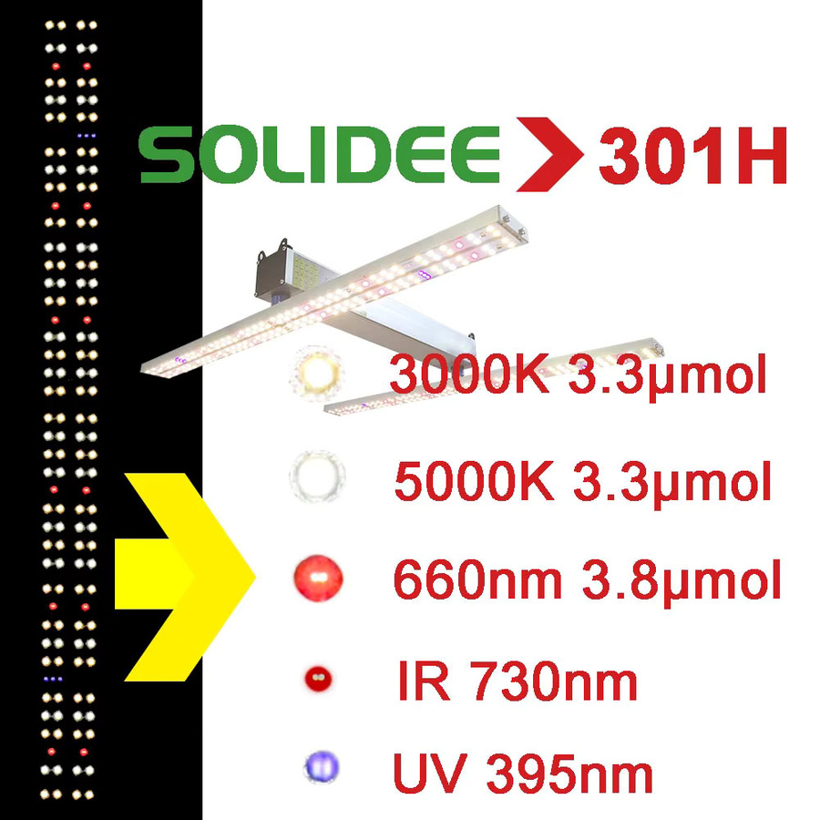 SOLIDEE 120W LED-Pflanzenlampe mit Vollspektrum für Gartenbau, Klonen und Wachstum im Innenbereich - Bild 2